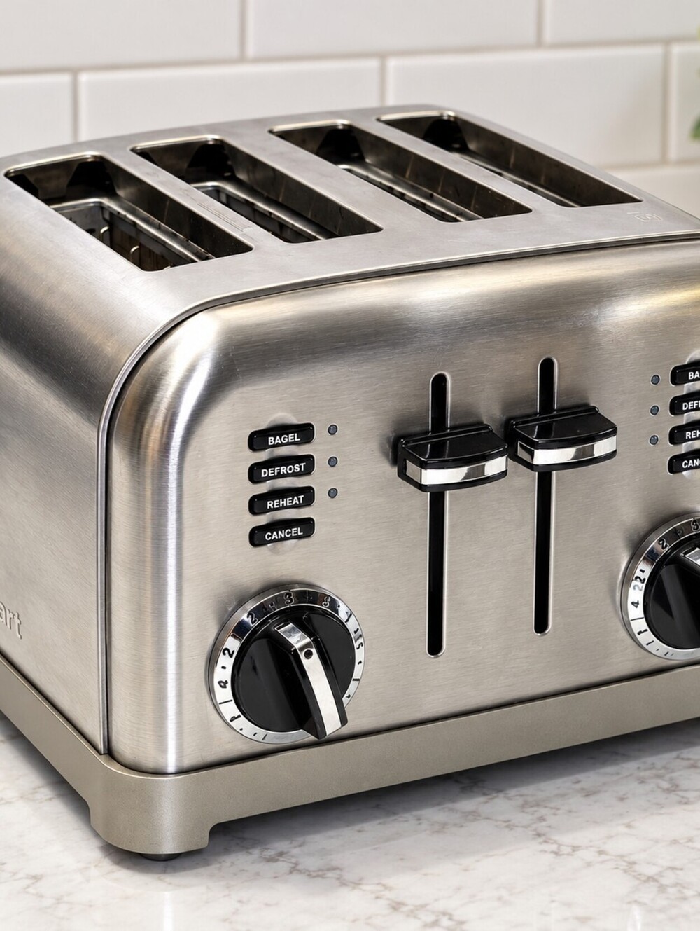 Cuisinart CPT-180 4-Slice Metal Classic Toaster Stainless Steel Bagel Defrost